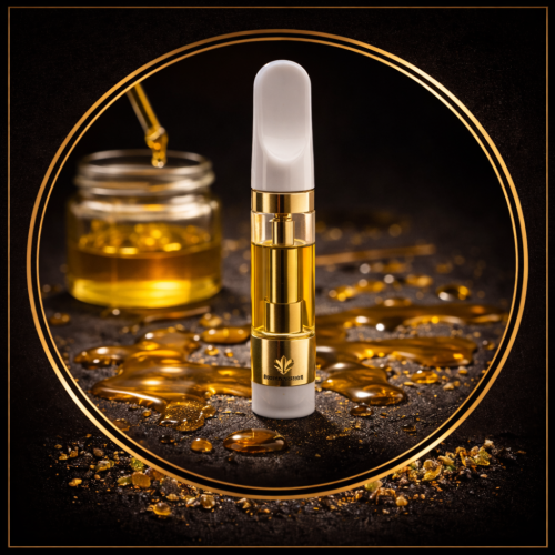 Gold Label Distillate Vape Cart (1g) Gold Label Distillate Vape Cart (1g)